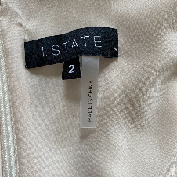 NWOT Revolve 1. State Cream Wrap Front Jumpsuit - Picture 8 of 8